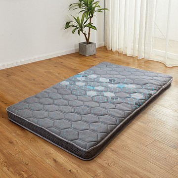 石墨烯10cm獨立筒彈簧折疊床墊 / 單人3X6.2尺 /  可折疊 好收納 學生外宿 薄床墊