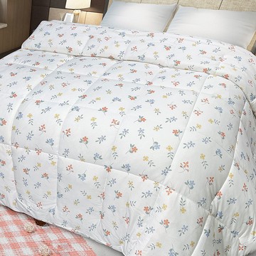 【多利寶寢具】INDIAN_緹花針織雲朵棉可水洗雙人四季被-夢筆生花