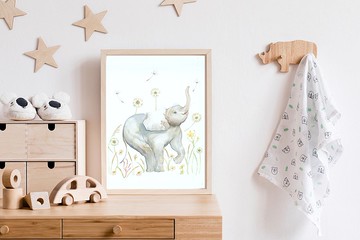 新生兒禮物  | 嬰兒房裝飾畫  | 家飾畫  | 動物掛畫  |