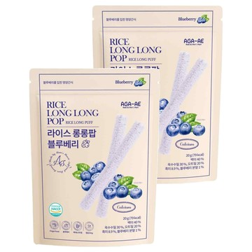 AGA-AE 寶寶米棒  20g  2個  藍莓