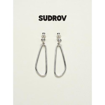 SUDROV素覺耳墜 925銀女簡約耳釘氣質耳飾高級感耳墜