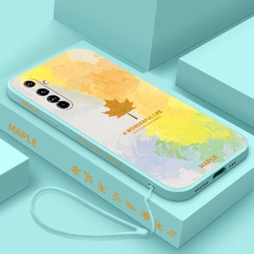 適用realmex50手機殼真我x50pro新款液態硅膠realmex7防摔手機套真我x7pro至尊版潮牌楓葉全包鏡頭男女款軟殼