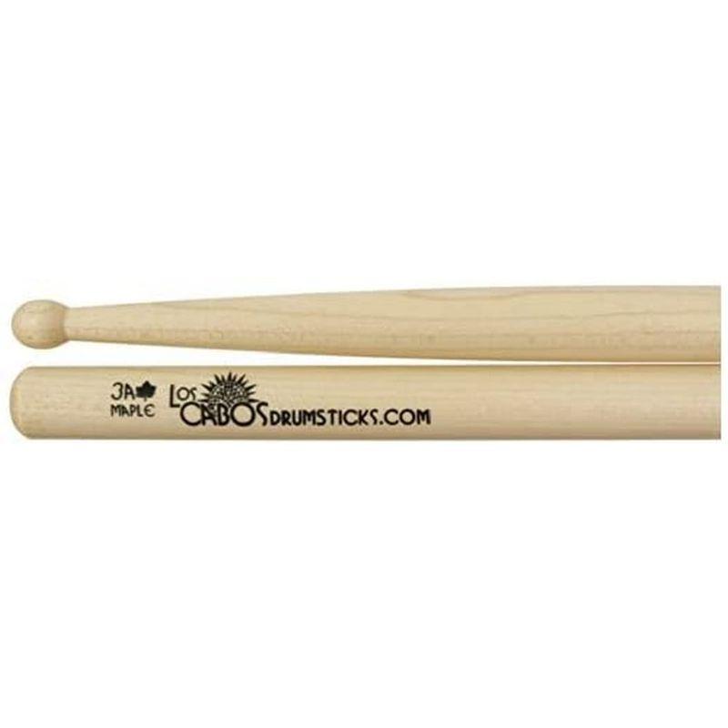 Los Cabos Drumsticks White Maple 3A(全長:413mm   太さ:14.9mm) ウッドチップ ペア ロス