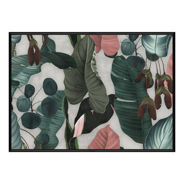 Boluo 菠蘿選畫所 熱帶綠植  59.4 x 42cm  黑色
