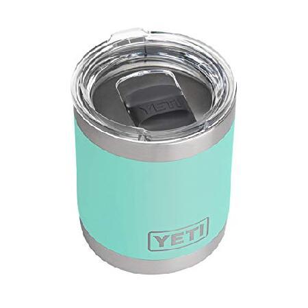 YETI (イエティ) ランブラー 10オンス ローボール 真空断熱 ステンレス製 マグスライダー蓋付き シーフォーム並行輸入