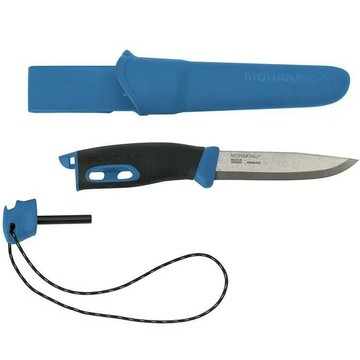 ├登山樂┤瑞典 MORAKNIV Companion Spark 不鏽鋼直刀(附打火石) # 13572 藍