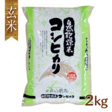 自然型乾燥特栽米コシヒカリ(米山米)玄米2kg×5袋