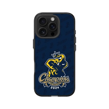 iPhone 16 Pro Clear 酷墨灰 - 職棒-中信兄弟 Brothers - 2024總冠軍紀念款-王者之象(鋼鐵藍)