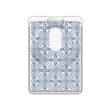 青瓷藍田 透彩花磚系列 磁吸壓克力卡套支架 CSBT09