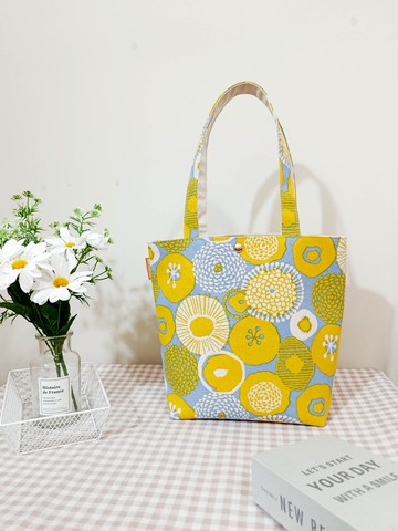 日常系列肩背包/手提袋/便當袋/陽光黃菊款