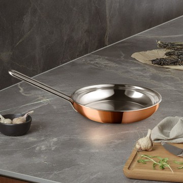 丹麥Eva Solo Trio 銅製單柄平底鍋 24cm