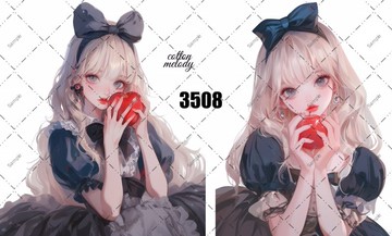 original sticker no.3508 人物貼紙 原創貼紙 原創人物貼紙 裝飾貼紙 cotton melody