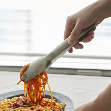 304不鏽鋼一體成形餐夾/料理夾-24cm 單一規格