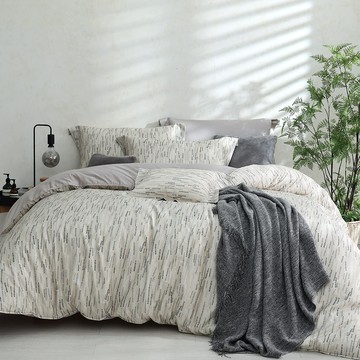 (單人/雙人/加大/特大) / 60支抗菌天絲織棉兩用被床包組 / 水幕流光 / HOYACASA