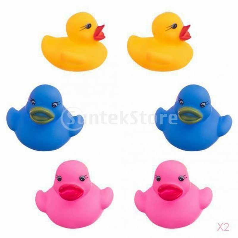 多色水泳ラバースクイズスクイークアヒル赤ちゃん子供子供バスタブ 通販 Lineポイント最大0 5 Get Lineショッピング
