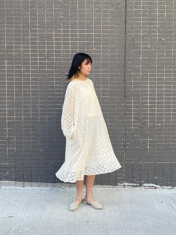 棉紗薄透洋裝