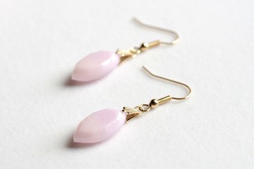 樹脂藝術 侯爵夫人耳環・宵之花