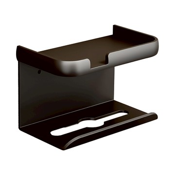 小麥購物 多功能紙巾架 雙層 Y548 204g  黑色  1個