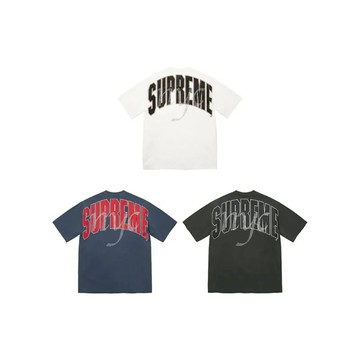 Supreme Week16 Rhinestone Script S/S Top 落肩短袖 三色