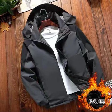 加絨加厚棉衣男冬季防風防水沖鋒衣男士棉襖外套中老年爸爸裝棉服