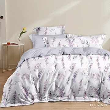 【DUYAN 竹漾】奧地利天絲單人床包二件組 / 飛花若紫 台灣製
