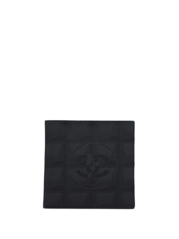 CHANEL Pre-Owned - 2003 CC Travel Line wallet - women - Nylon - One Size - Black