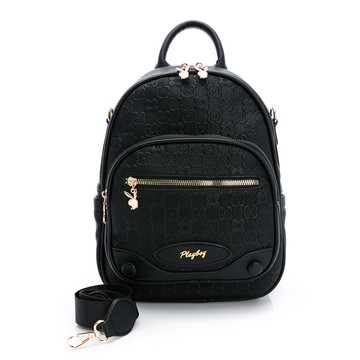 ✨新春特惠 - 獨享秒殺｜PLAYBOY-後背包可肩背 Reason系列 -黑色(552-9201-09-8)