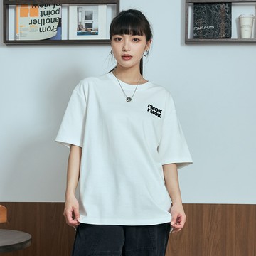 LAKING- 休閒簡約I'MOK英文短T