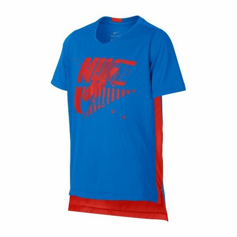 ナイキ Tシャツ 半袖 ジュニア Dri Fit ドライフィット Aq9555 406 Nike 通販 Lineポイント最大0 5 Get Lineショッピング