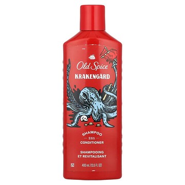 Old Spice, 2 合 1 洗髮水和護髮素，Krakengard，13.5 液量盎司（400 毫升）