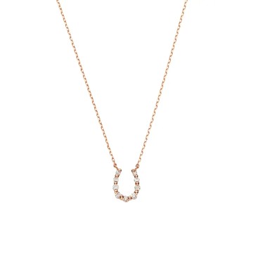 *【va vendome aoyama】馬蹄鑽石項鍊