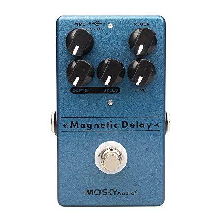 YMUZE Moskyaudio Delay Echo Guitar Effect Mini Guitar Parts Pedal Effector True bypass (Magnetic Delay)