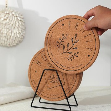 軟木隔熱墊鍋墊3件套餐墊廚房盤碗桌墊杯墊碗墊大號防燙餐桌墊子