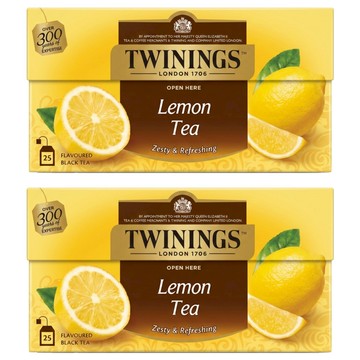 TWININGS 唐寧茶 檸檬茶  2g  25包  2盒