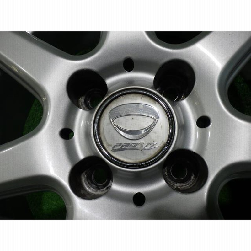 中古 社外 PRDV7 ホイール アルミ 14インチ 5.5J 4穴 4本 100
