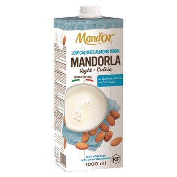義大利 Mandor 杏仁飲-原味減糖含鈣