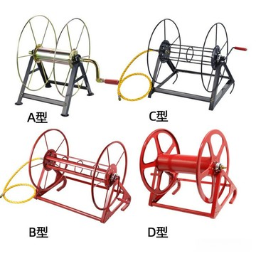 免運 🚛 水管收納架 收納架 水管捲線器 高壓水管打藥機噴霧器捲管器 繞管機手搖軟管架子 加盤管收管收納架 ❤️ 打統編