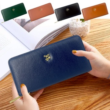 【LN 精品皮件】限時特價⚡蝴蝶結長夾 有提把 長皮夾女生 皮夾 女生長夾 女用錢包 長夾錢包 拉鍊長夾 長夾 1653