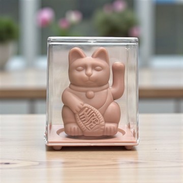 甜蜜戀愛【LA BOITE 樂盒】Lucky Cats Solar 太陽能招財貓 - 幸運粉紅色 新年禮物 居家 辦公室 招財小物 開運 財旺福旺 開業賀禮 生日禮物 送上美好祝福