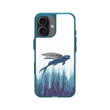 iPhone 17 Clear (相機按鈕) 夜幕藍 - 花生騷 WasangShow - 飛魚經典款