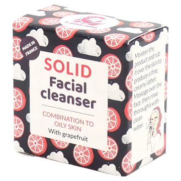 Lamazuna 葡萄柚洗臉皂 - 混合&油性膚質適用  手工純素洗面皂  25g  1盒