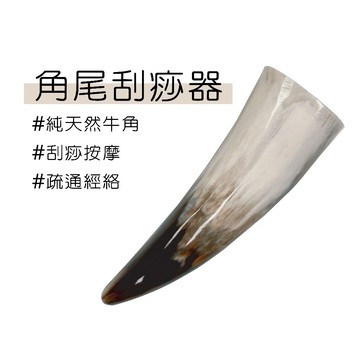 【志遠】§台灣製現貨§ 角尾刮痧器 天然牛角製成 按摩刮痧 牛角撥筋 美容SPA
