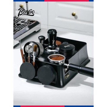 Bincoo咖啡機壓粉器底座套裝全套手柄填壓布粉器工具支撐架收納座