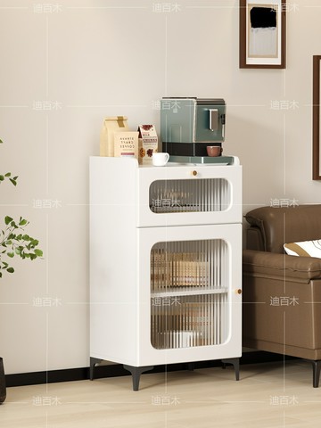家用茶水柜收納儲物柜魚缸置物架廚房客廳餐邊柜靠墻咖啡機柜