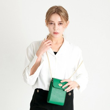 韓國LIA BAG | 綠色 | 迷你袋 | 側背包 斜孭袋