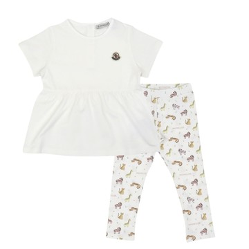 Moncler Enfant Kids GB 兩件組-洋裝內搭褲