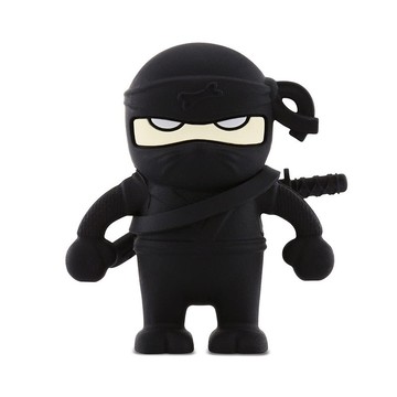 Bone 蹦克 / 造型隨身碟USB3.0-64GB 忍者金賀(黑色)-送盲盒公仔