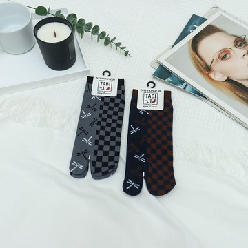 TABI-JI奈良足袋襪(分趾襪)-踝襪(25-27公分)-蜻蜓