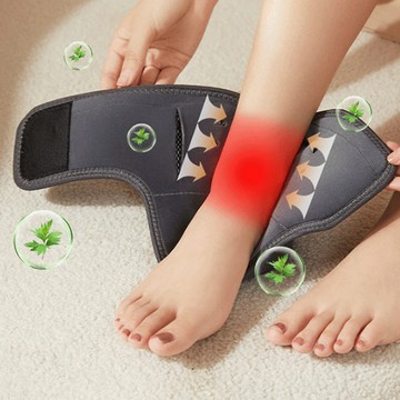 HADER 電熱保暖按摩護腳踝帶 冬季防寒護腳帶 腳踝腳腕扭傷固定護帶 加熱護腳套 長輩 新年禮物