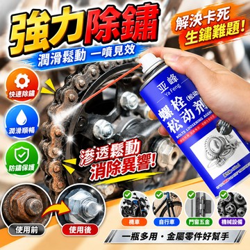 🔥桃園有貨🔥螺栓螺絲鬆動劑強力潤滑劑防鏽油液噴劑鐵鏽神器鐵鏽除鏽劑去鏽劑 除鏽劑 除銹劑 自行車金屬螺絲鬆動劑
